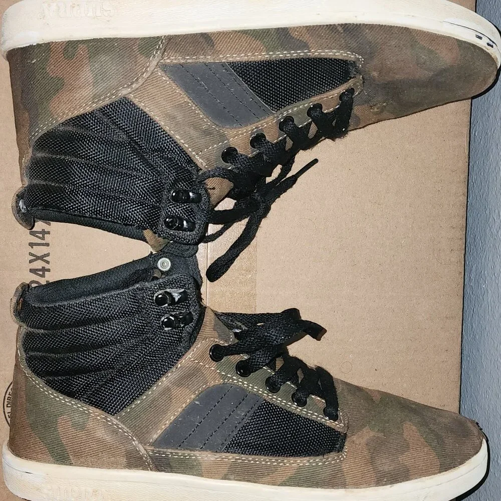 Mobb Deep X Supra Bandit Camo White Size 10 - Picture 6 of 12